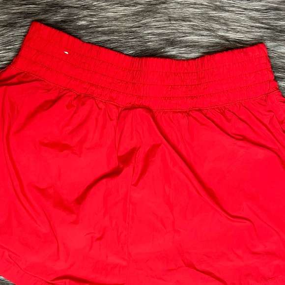 PINK Red Sport Shorts - Picture 2 of 3